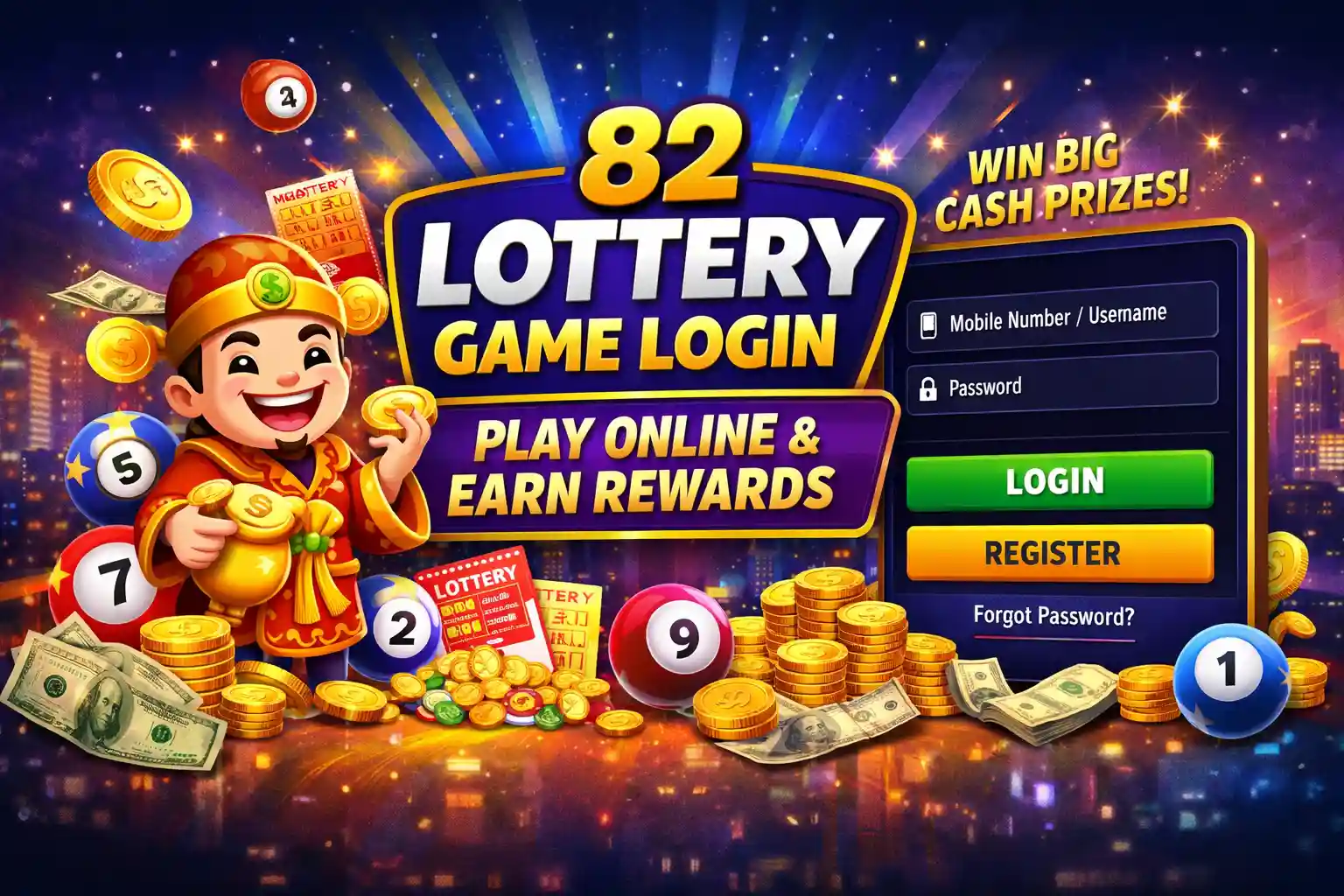 82 lottery game login